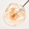 Ripoll Deckenleuchte Glas 15 cm Sandfarben, 6-flammig
