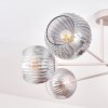 Ripoll Deckenleuchte Glas 15 cm Sandfarben, 6-flammig