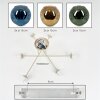 Ripoll Deckenleuchte Glas 15 cm Sandfarben, 6-flammig