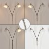 Arcen Stehleuchte LED Nickel-Matt, 2-flammig