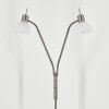 Arcen Stehleuchte LED Nickel-Matt, 2-flammig