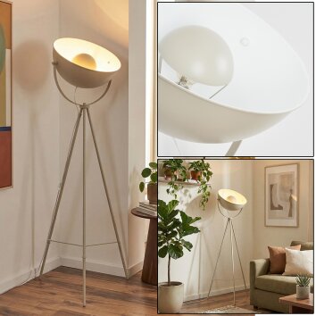 Kilan Stehleuchte Sandfarben, 1-flammig