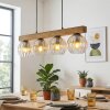 Koyoto Hängeleuchte Glas 15 cm Naturfarben, Schwarz, 4-flammig