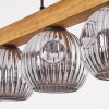Ripoll Hängeleuchte Glas 15 cm Naturfarben, Schwarz, 4-flammig