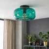 Boza Deckenleuchte Glas 28 cm Grün, 1-flammig