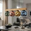 Ripoll Hängeleuchte Glas 15 cm Naturfarben, Schwarz, 4-flammig