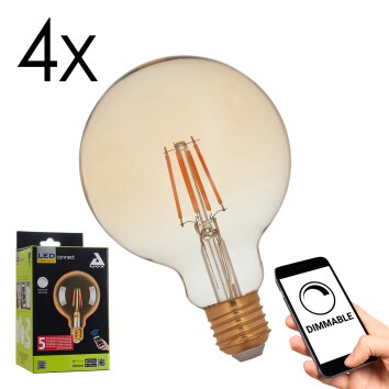 LED E27 4er Set 5,5 Watt 2200 Kelvin 500 Lumen