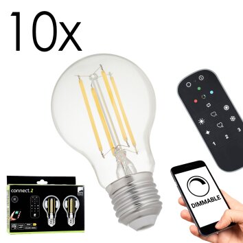 LED E27 10er Set 6 Watt 4000 Kelvin 806 Lumen