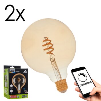 LED E27 2er Set 5,5 Watt 2265 Kelvin 400 Lumen