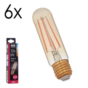 LED E27 6er Set 4 Watt 1700 Kelvin 320 Lumen