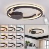 Flache LED-Deckenleuchte Miral mit Fernbedienung, Lichtfarbe einstellbar 2700-6500 Kelvin