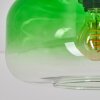 Moderne Kugel-Deckenleuchte Boza mit grünem Farbverlauf, Glasschirm ø 28 cm, E27