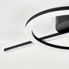 Nemil LED Deckenleuchte Wohnzimmer modern mit Ringdesign und Lichtfarbwechsel