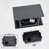Hoods LED Außenwandleuchte Up Down anthrazit IP44 mit verstellbarem Lichtkegel