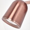 LED Wandspot Lemak im 2er-Set, zylindrischer Dreh- und Schwenkkopf neben dem Spiegel