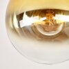 Gastor Kugel-Deckenleuchte mit goldfarbenem Glasschirm, ø 25 cm, E27