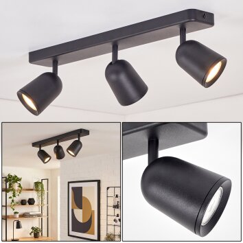 Lemak LED Deckenspot 3-flammig mit dreh- und schwenkbaren Metallspots