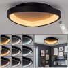 LED-Deckenleuchte Rimon dimmbar per Fernbedienung, Lichtfarbe einstellbar 2700-6500 Kelvin