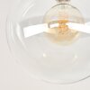 Moderne Kugelleuchte Gastor mit klarem Glasschirm, E27-Fassung, ø 25 cm