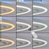 Runde LED-Deckenleuchte Narok mit Fernbedienung, Lichtfarbe einstellbar 2700-6500 Kelvin