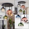 Chehalis Deckenlampe mit Glaskugeln, Ø 38 cm, 4-flammig, bunte Glasschirme