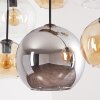 Koyoto Balken-Pendelleuchte mit mehrfarbigen Glaskugeln ø 20/25/30 cm, 6-flammig