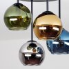 Koyoto Kugel-Deckenleuchte mit mehrfarbigem Glasschirm Ø 15 cm, 4-flammig