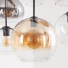 Koyoto Pendelleuchte für Esstisch 6-flammig, E27, naturfarbenes Kiefernholz