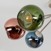 Koyoto Sputnik Deckenleuchte, 7-flammige Kugelleuchte mit bunten Glasschirmen