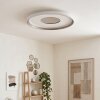 Runde LED-Deckenleuchte Orvix mit Fernbedienung, Lichtfarbe einstellbar 2700-6000 Kelvin