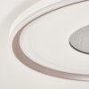 Runde LED-Deckenleuchte Orvix mit Fernbedienung, Lichtfarbe einstellbar 2700-6000 Kelvin