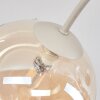 Chehalis Kugel-Deckenleuchte, 6-flammige Deckenlampe mit bernsteinfarbenem Glas