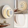 LED Ring-Wandleuchte Lemik mit konzentrischen Lichtkreisen, verstellbar, 3000 Kelvin warmweiß