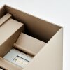 Tamarin LED Außenwandleuchte mit Bewegungsmelder sandfarben, IP54, 2er-Set
