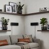 Axion LED Wandleuchte mit Fernbedienung, flach, für Wohnzimmer, 2er-Set