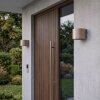 Tamarin LED Außenwandleuchte 2er-Set sandfarben IP54 mit verstellbarem Lichtkegel