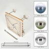 Boho Style Kugel-Deckenleuchte Gastor mit 5 bunten Glasschirmen ø 15 cm