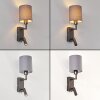 LED Nachttisch-Leseleuchte Turil verstellbarer Lesespot, 3000 Kelvin warmweiß für die Couch