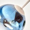Koyoto Deckenleuchte mit Glaskugeln, 5-flammig, bunte Glasschirme ø 15 cm
