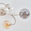 Chehalis Deckenleuchte mit Glaskugeln, 6-flammige Sputnik Deckenlampe, Ø 58 cm