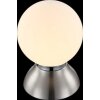 Globo KITTY Tischleuchte Chrom, Nickel-Matt, 1-flammig