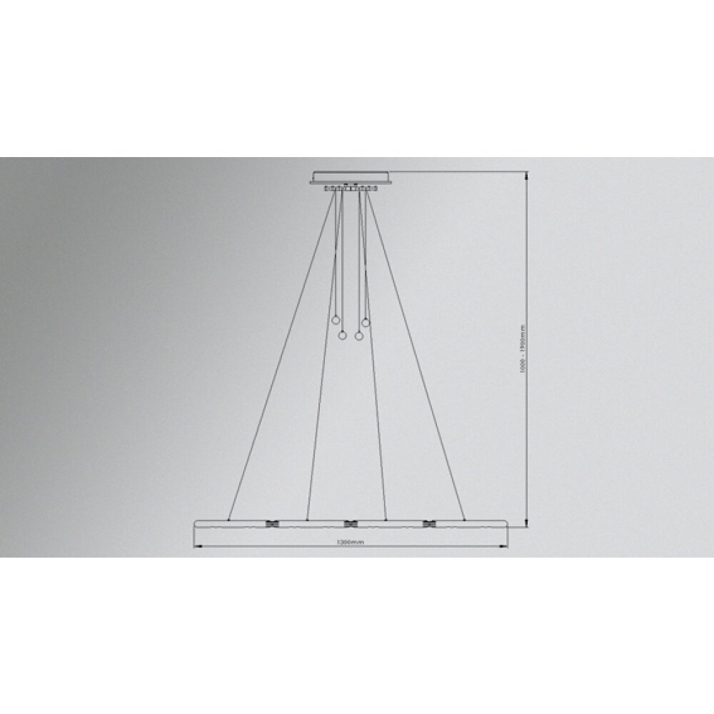 Basis Leuchten GENUA Pendelleuchte LED Aluminium, 4-flammig