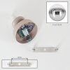 Runde moderne Wandleuchte Gastor im 2er-Set mit E14-Fassung aus Metall in Sandfarben