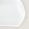 Skandinavische Kugel-Deckenleuchte Ripoll mit 4 weißen Glasschirmen, ø 15 cm