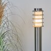 Moderne Wegeleuchte Tunes in Nickel-Matt für Wege und Garten