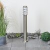 Moderne Wegeleuchte Tunes in Nickel-Matt für Wege und Garten
