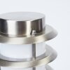 Moderne Wegeleuchte Tunes in Nickel-Matt für Wege und Garten
