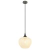 Globo Maxy Hängeleuchte Pendelleuchte aus Metall in Nickel-Matt mit klarem Glasschirm ø 24 cm