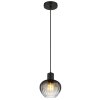 NOWA Toy moderne Pendelleuchte aus rauchfarbenem Glas, E27, IP20, ø 18 cm, 60 W