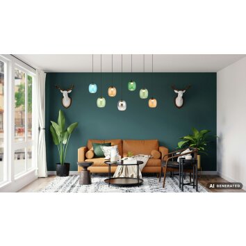 NOWA Minara LED Pendelleuchte aus Metall Länge 102 cm Ø 12 cm IP20 38W 4600lm 3000K